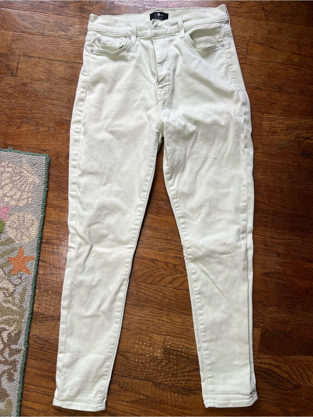 7 For All Mankind High Waist Ankle Skinny Jeans